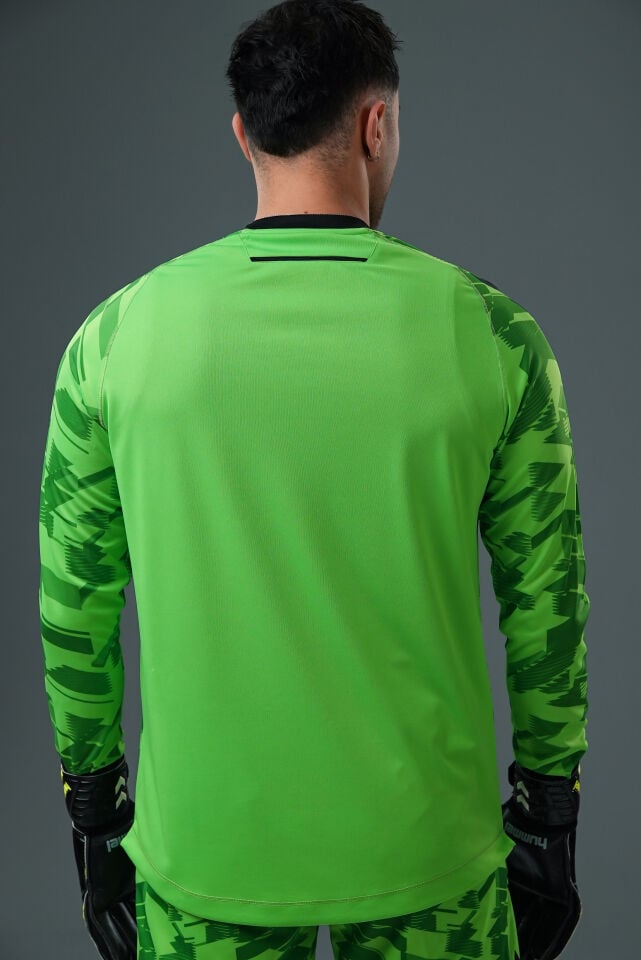 Hummel Line Kaleci Tek Üst Forma Neon Yeşil