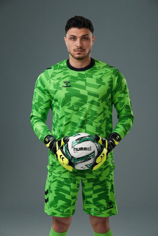 Hummel Line Kaleci Tek Üst Forma Neon Yeşil