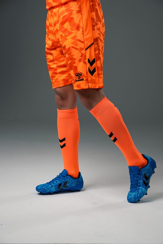 Hummel Line Kaleci Şort Neon Turuncu
