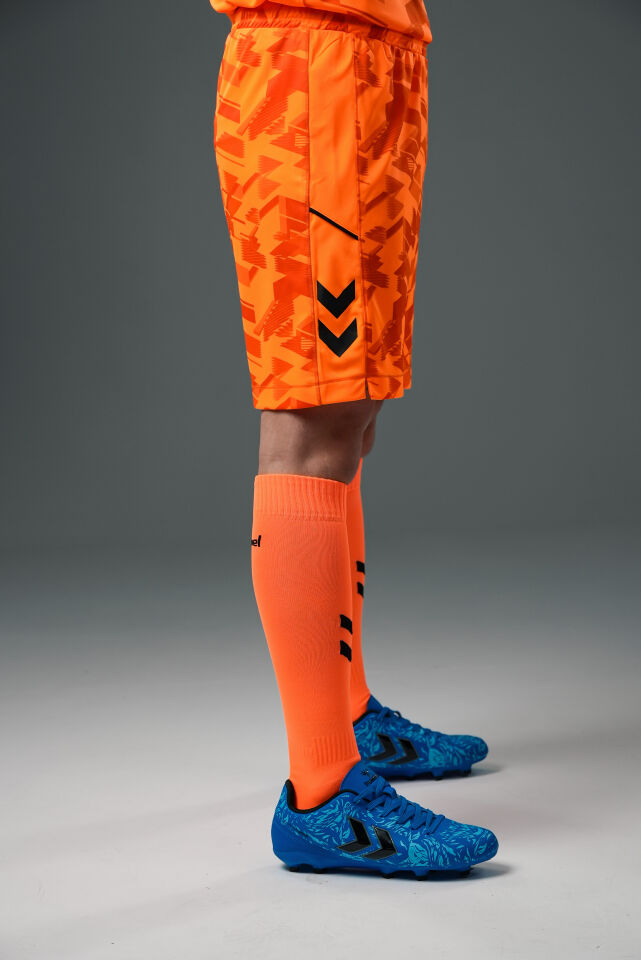 Hummel Line Kaleci Şort Neon Turuncu