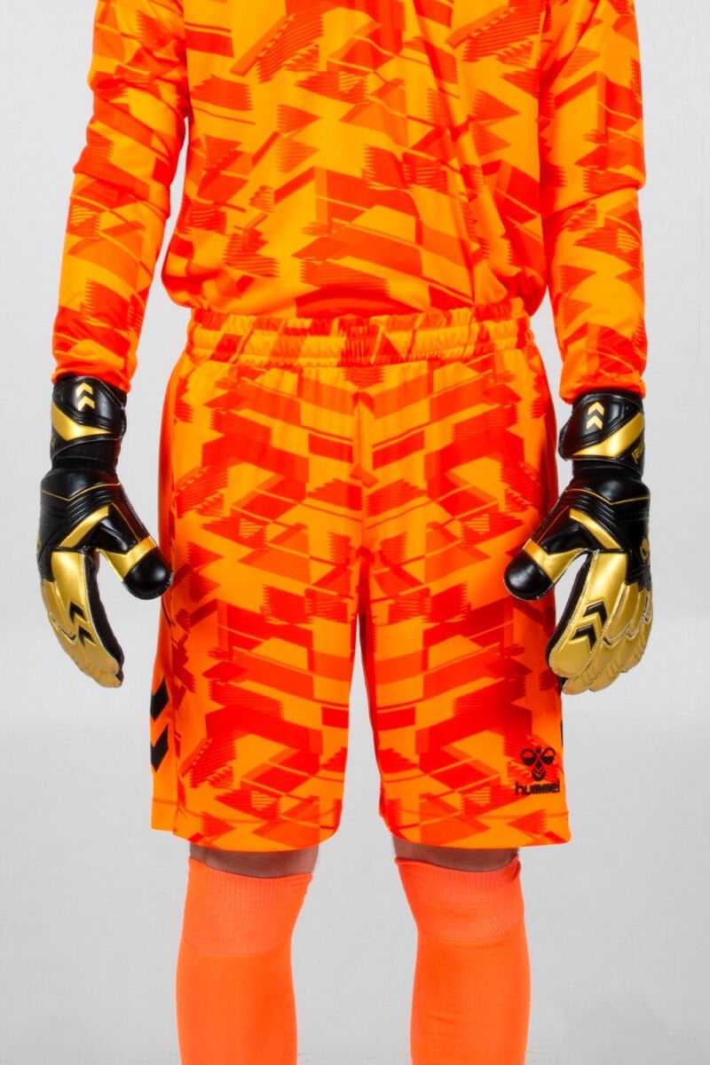 Hummel Line Kaleci Şort Neon Turuncu