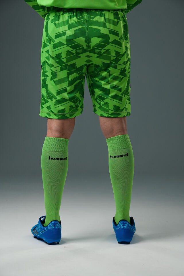 Hummel Line Kaleci Şort Neon Yeşil