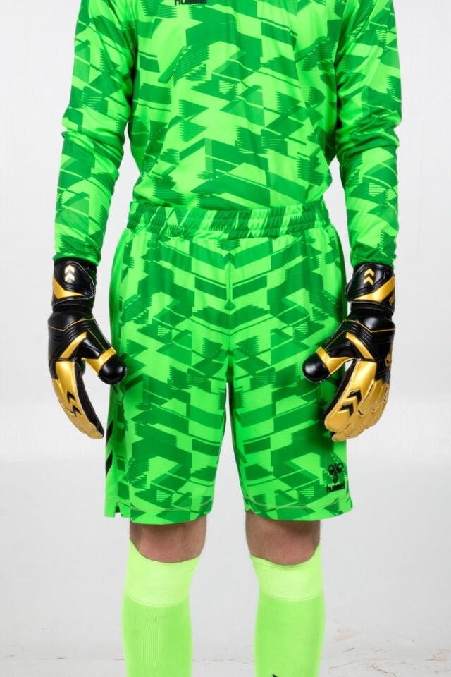 Hummel Line Kaleci Şort Neon Yeşil