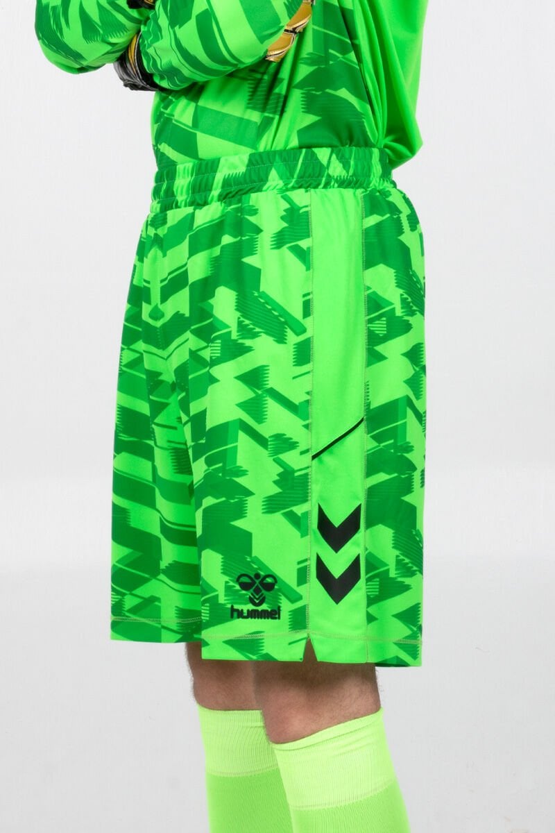 Hummel Line Kaleci Şort Neon Yeşil
