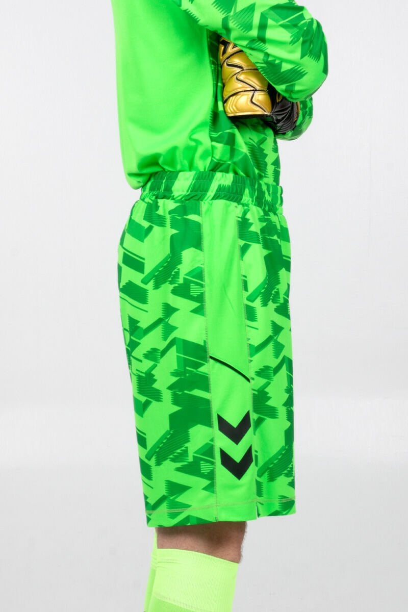 Hummel Line Kaleci Şort Neon Yeşil