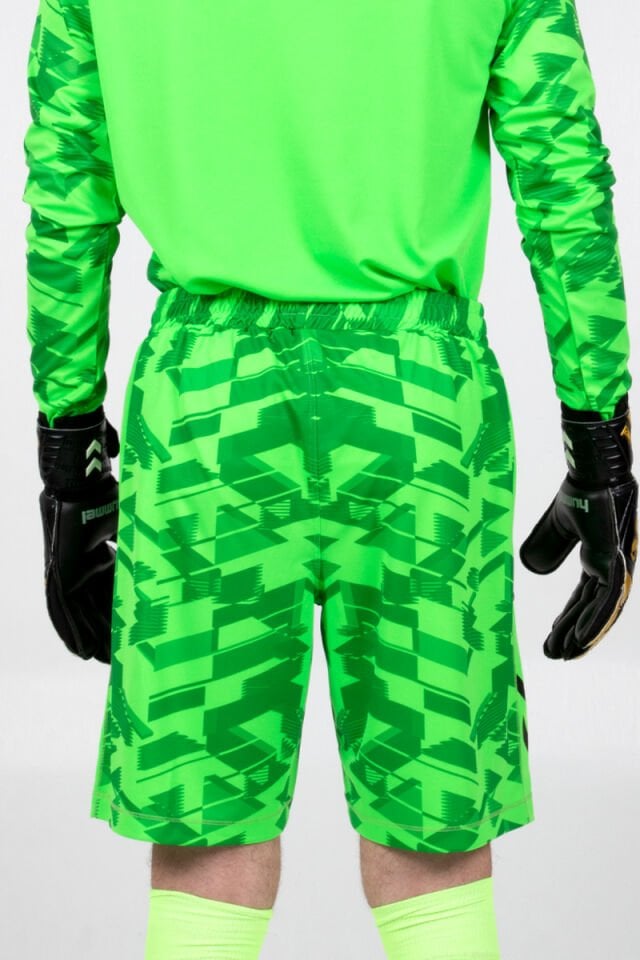 Hummel Line Kaleci Şort Neon Yeşil