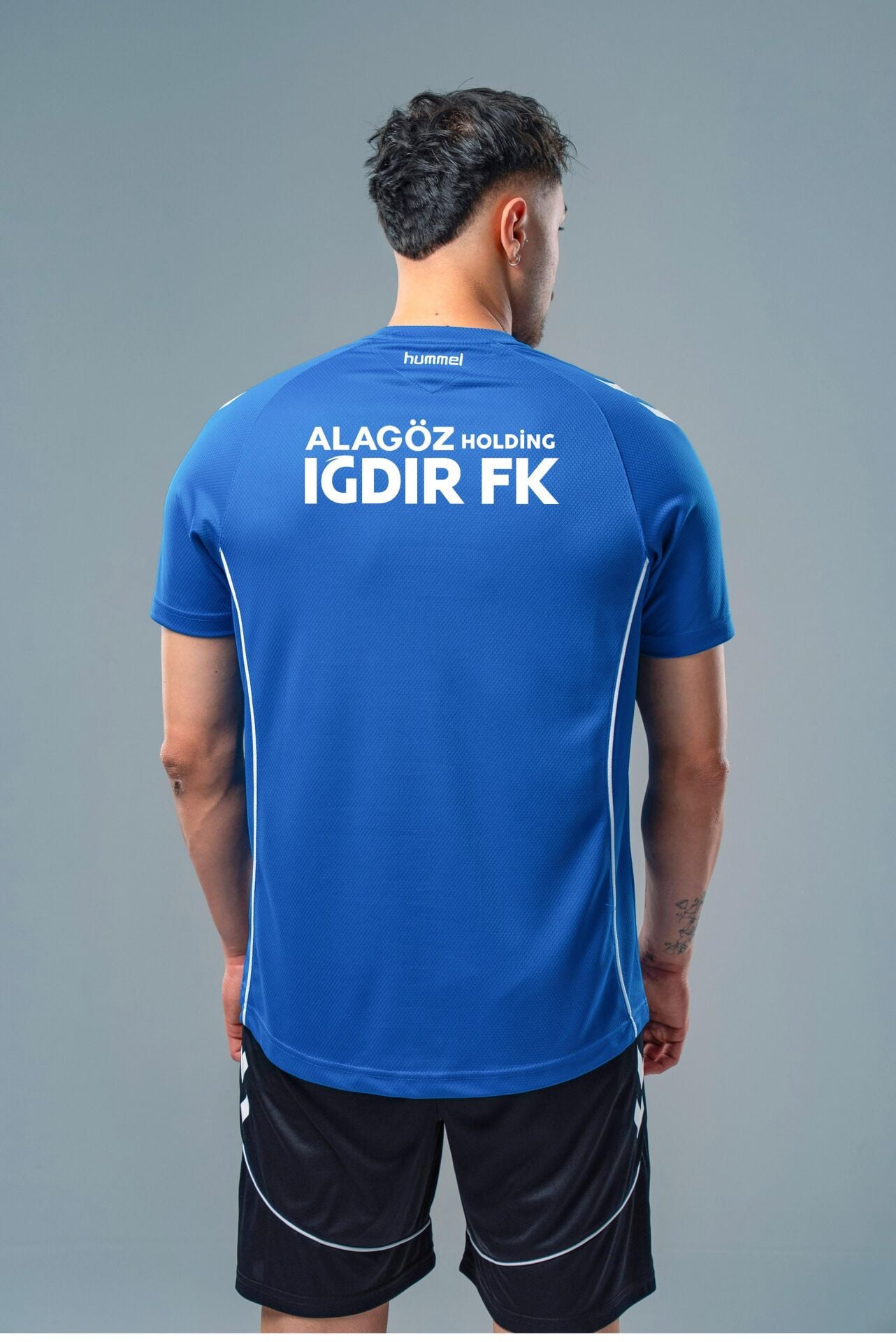 Hummel Iğdır FK Target Antrenman Tişört Mavi (Sponsorlu)
