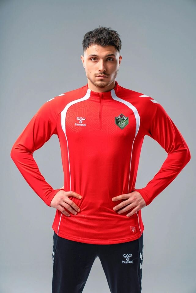Hummel Iğdır FK Target  Antrenman Eşofman Üst Kırmızı (Sponsorlu)