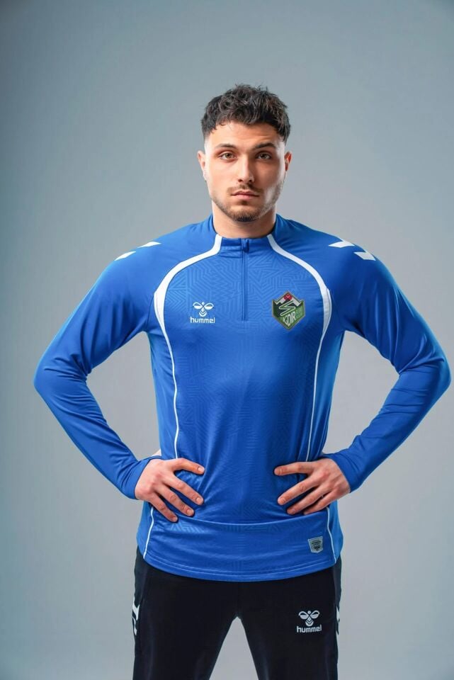 Hummel Iğdır FK Target  Antrenman Eşofman Üst Mavi (Sponsorlu)