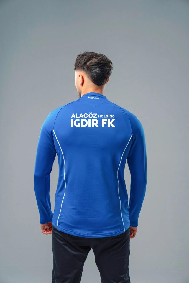 Hummel Iğdır FK Target  Antrenman Eşofman Üst Mavi (Sponsorlu)