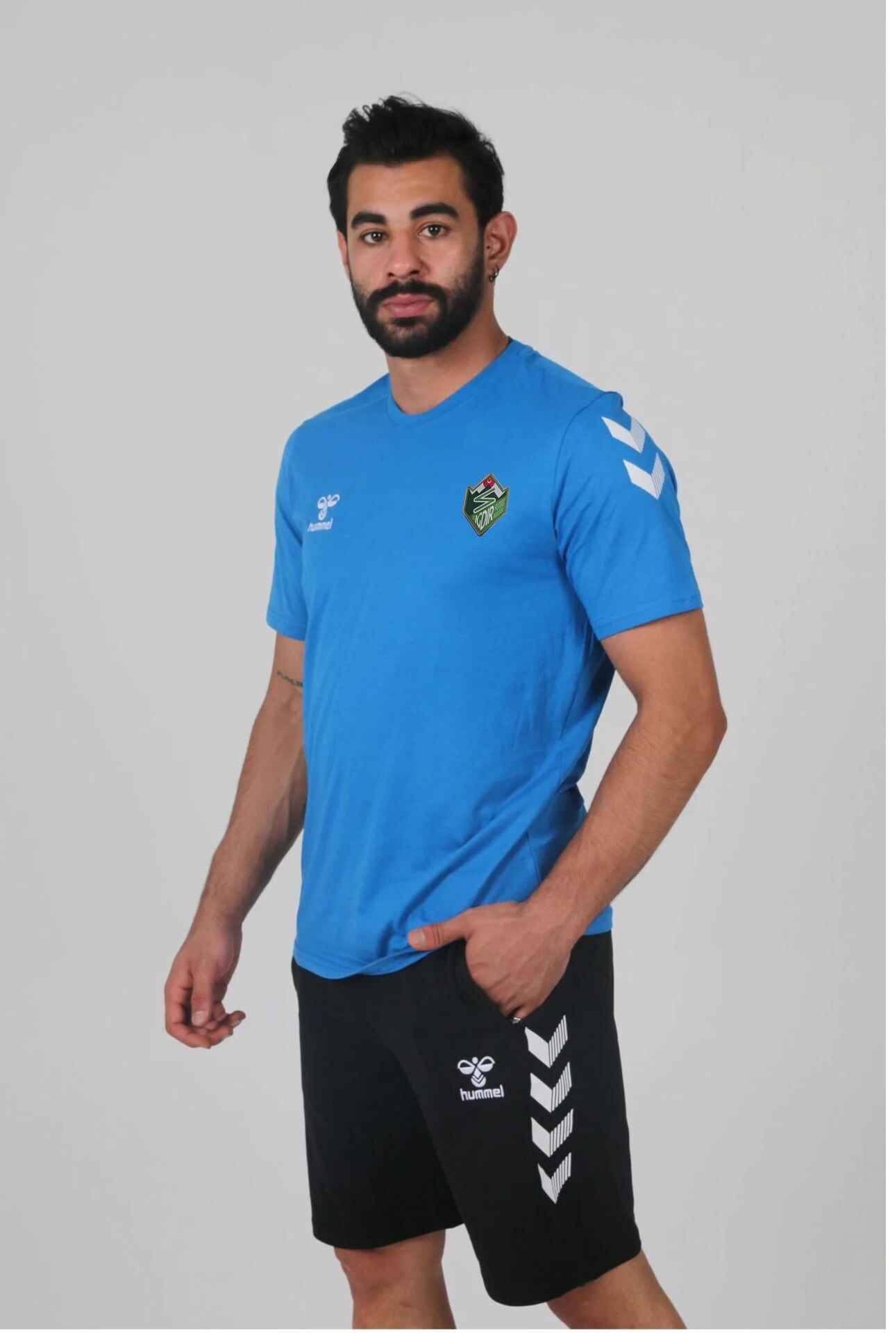 Hummel Iğdır FK Armin Antrenman Tişört Saks (Sponsorlu)