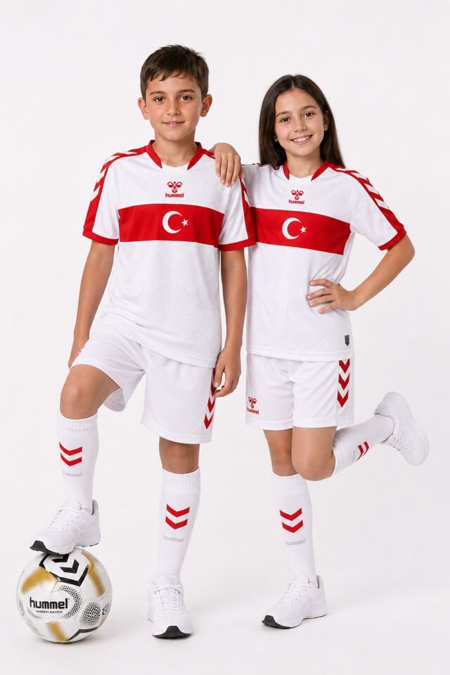 Milli Takım Forma 25-26 Erkek Çocuk Beyaz