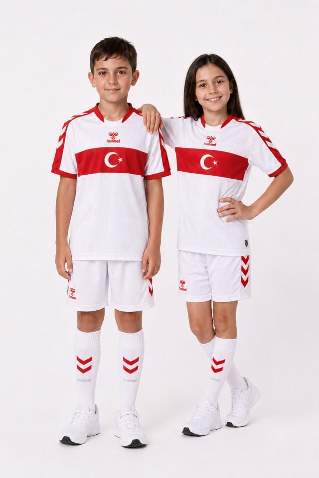 Milli Takım Forma 25-26 Erkek Çocuk Beyaz