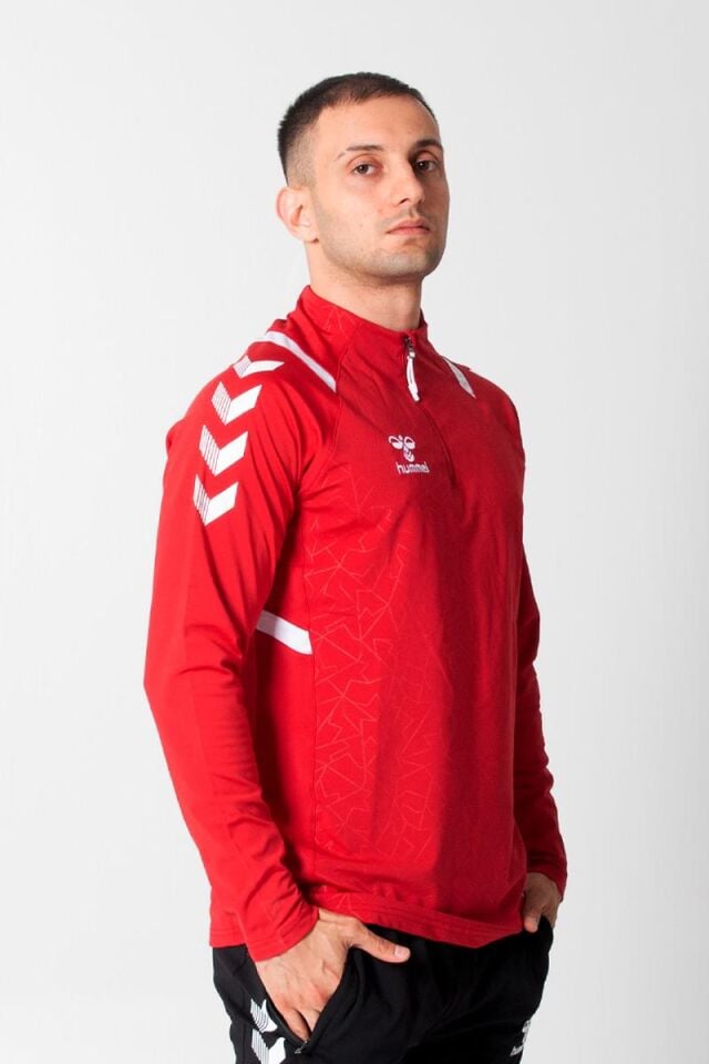 Hummel Dream Antrenman Eşofman Üstü Koyu Kırmızı