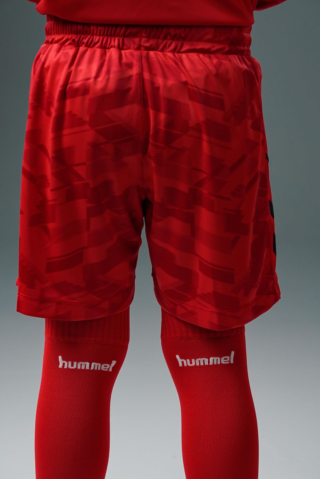 Hummel Line Kaleci Şort Kırmızı Çocuk
