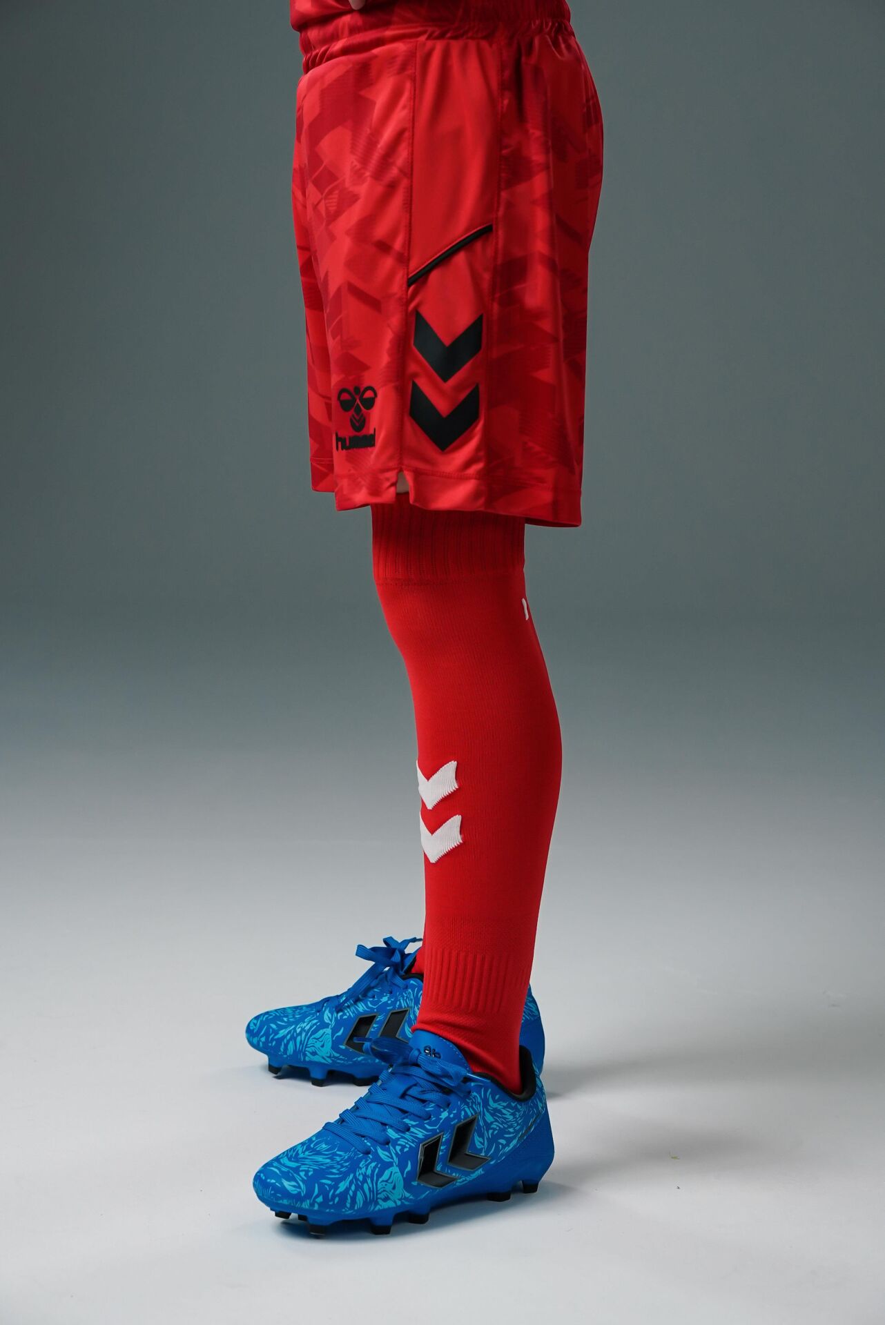 Hummel Line Kaleci Şort Kırmızı Çocuk