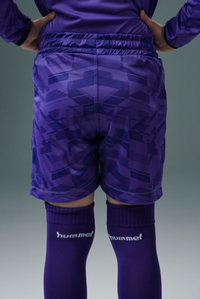 Hummel Line Kaleci Şort Mor Çocuk