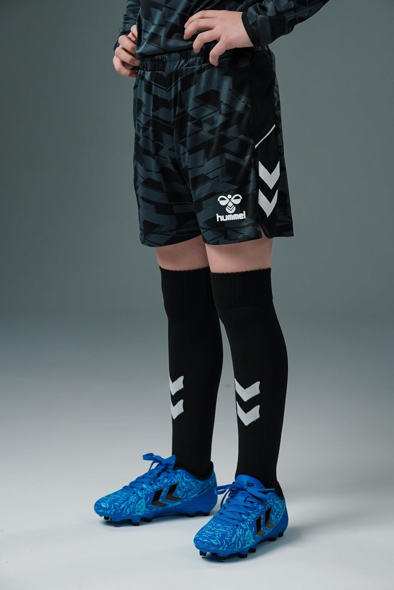 Hummel Line Kaleci Şort Siyah Çocuk