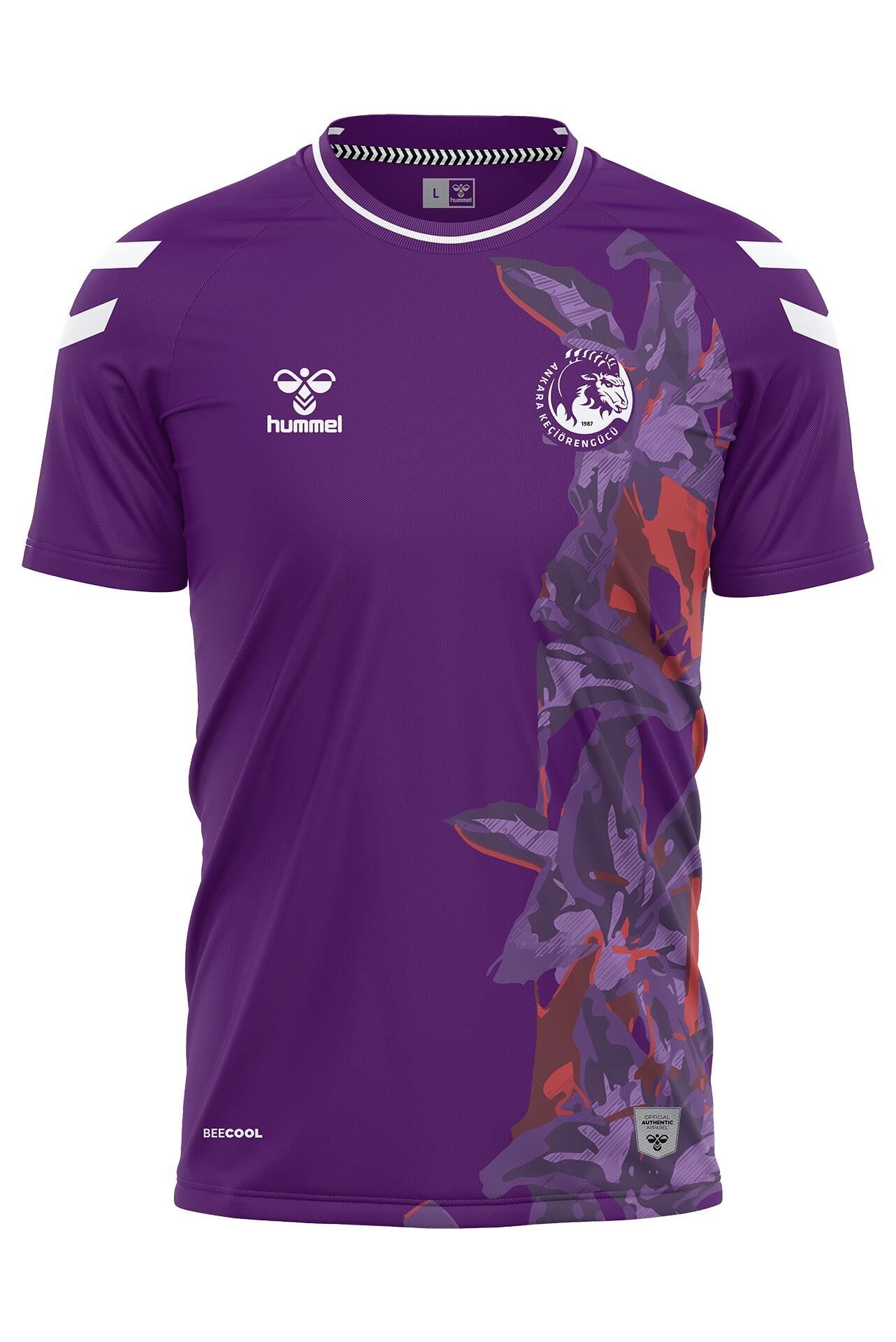 Hummel Ankara Keçiörengücü Mor Forma 25/26 Tek Üst