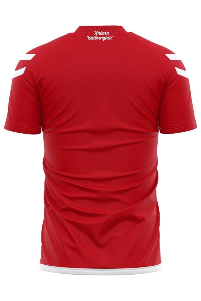 Hummel Ankara Keçiörengücü Kırmızı Forma 25/26 Tek Üst