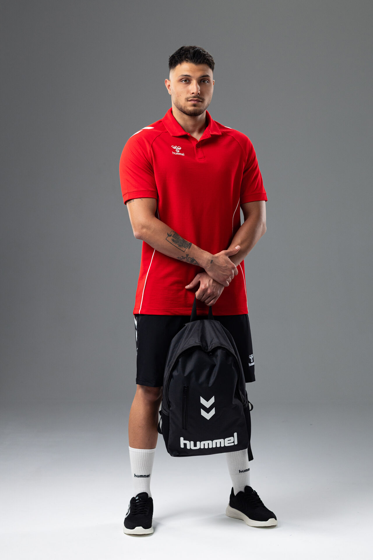 Hummel Target Kamp Tişört Kırmızı