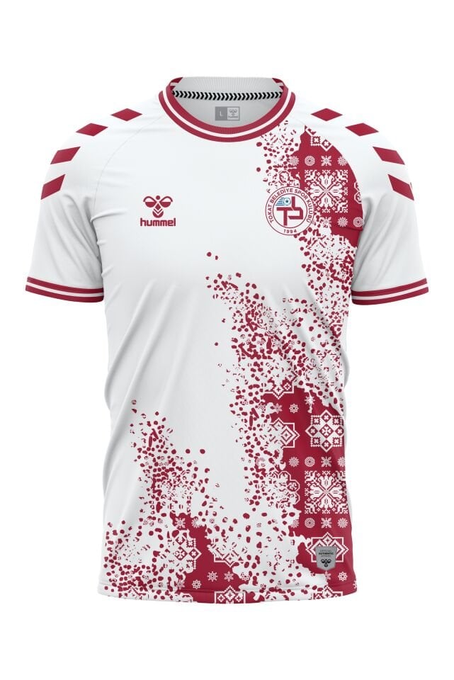 Hummel Tokatspor Belediye SK Beyaz Forma 25/26 Tek Üst