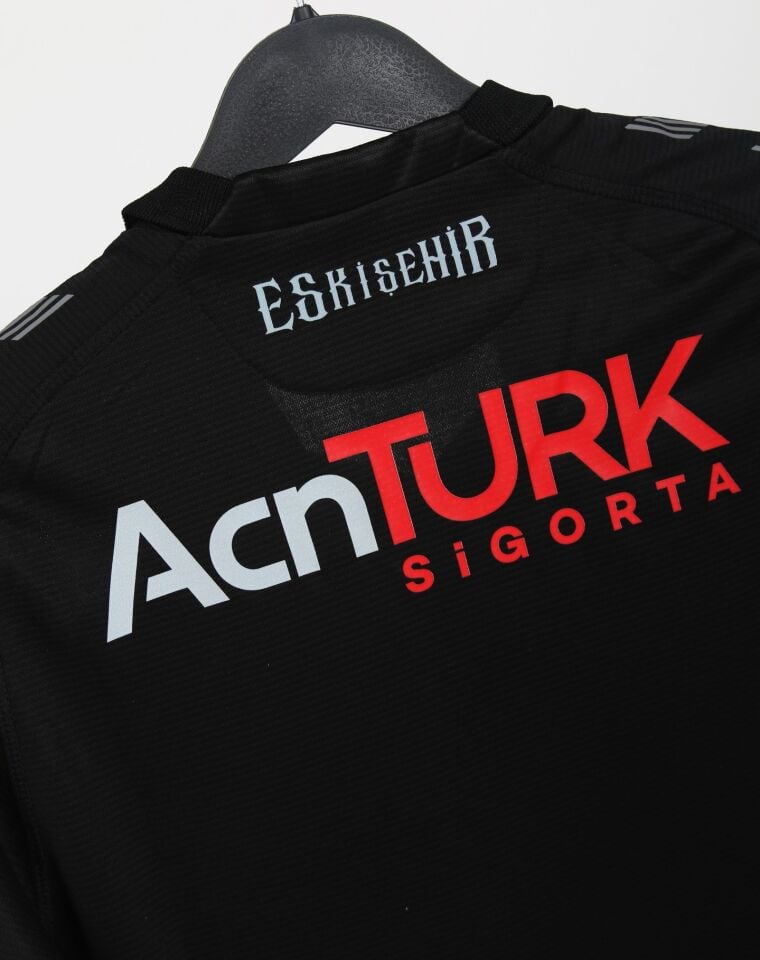 Eskişehirspor Asil Siyah Yetişkin Forma (Sponsorlu)