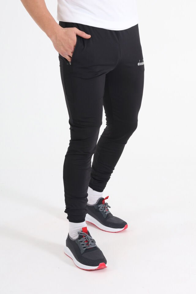 Diadora Elite Lastikli Antrenman Eşofman Altı Siyah