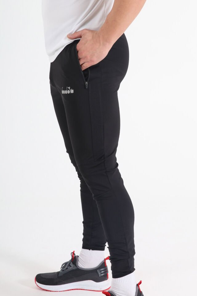 Diadora Elite Lastikli Antrenman Eşofman Altı Siyah