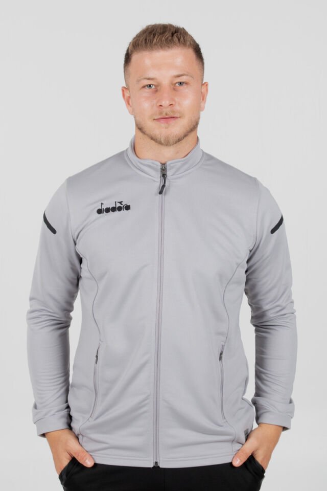 Diadora Alto 25 Kamp Eşofman Tek Üst Gri | CRS Spor