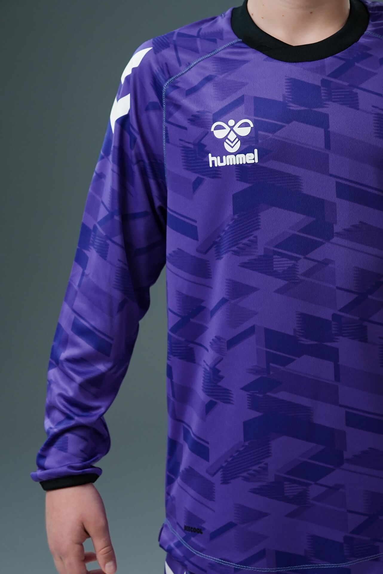 Hummel Line Kaleci Tek Üst Forma Mor Çocuk