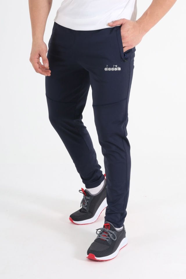 Diadora Elite Kamp Cepli Eşofman Altı Lacivert