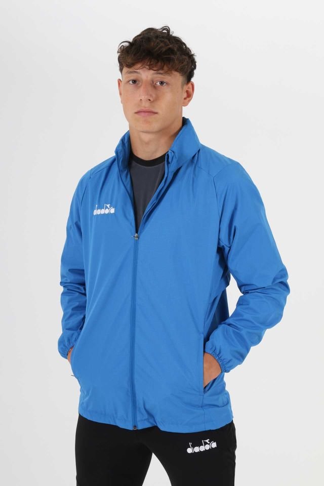Premium Yağmurluk Saks Mavi