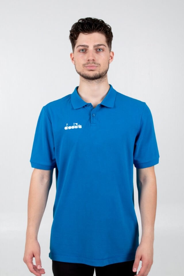 Diadora İmola Kamp Tişört Saks Mavi