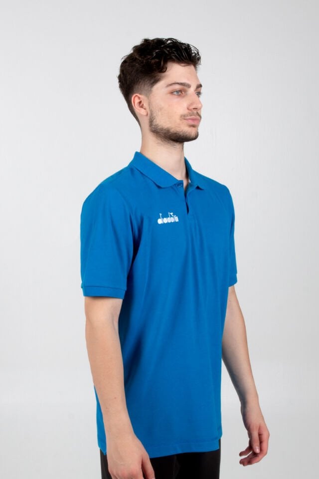 Diadora İmola Kamp Tişört Saks Mavi
