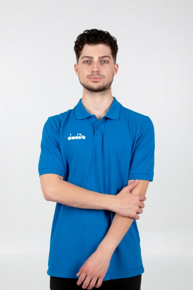 Diadora İmola Kamp Tişört Saks Mavi