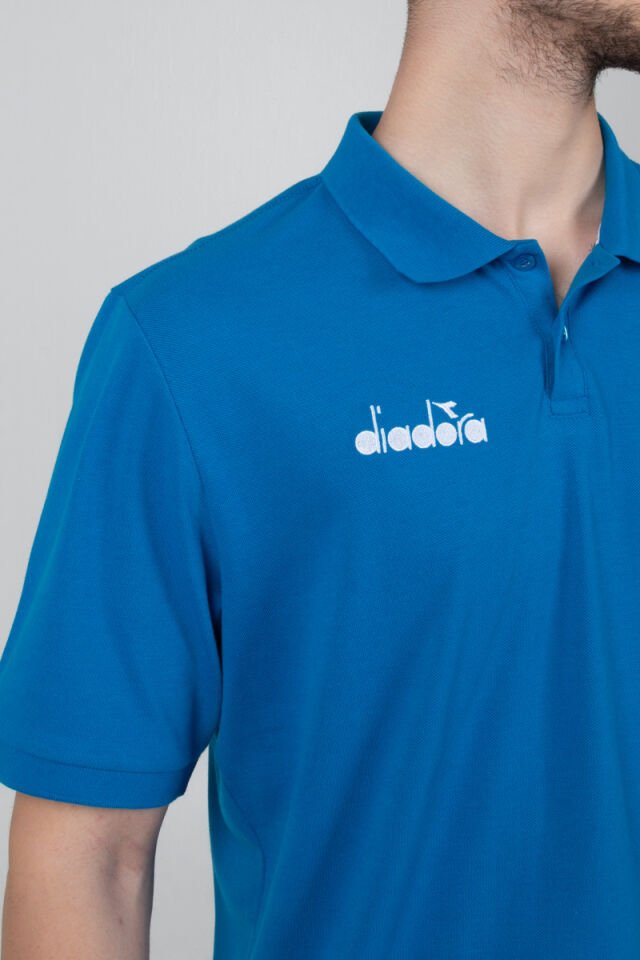 Diadora İmola Kamp Tişört Saks Mavi