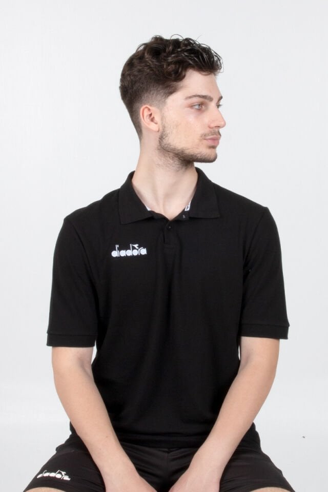 Diadora İmola Kamp Tişört Siyah