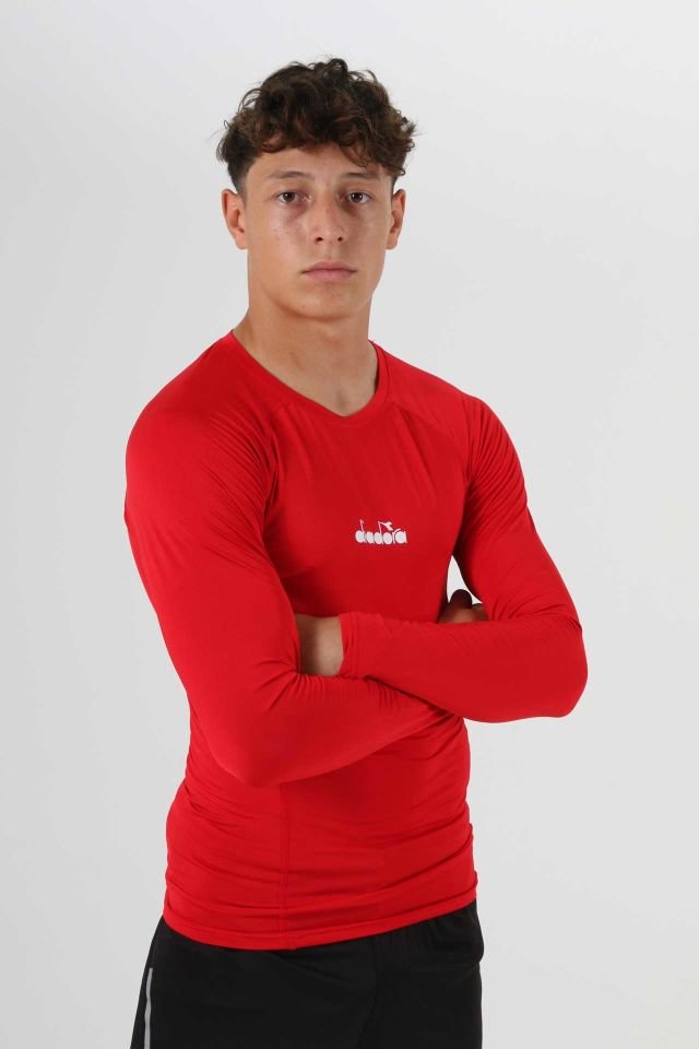 Diadora Pro Uzun Kollu İçlik Kırmızı