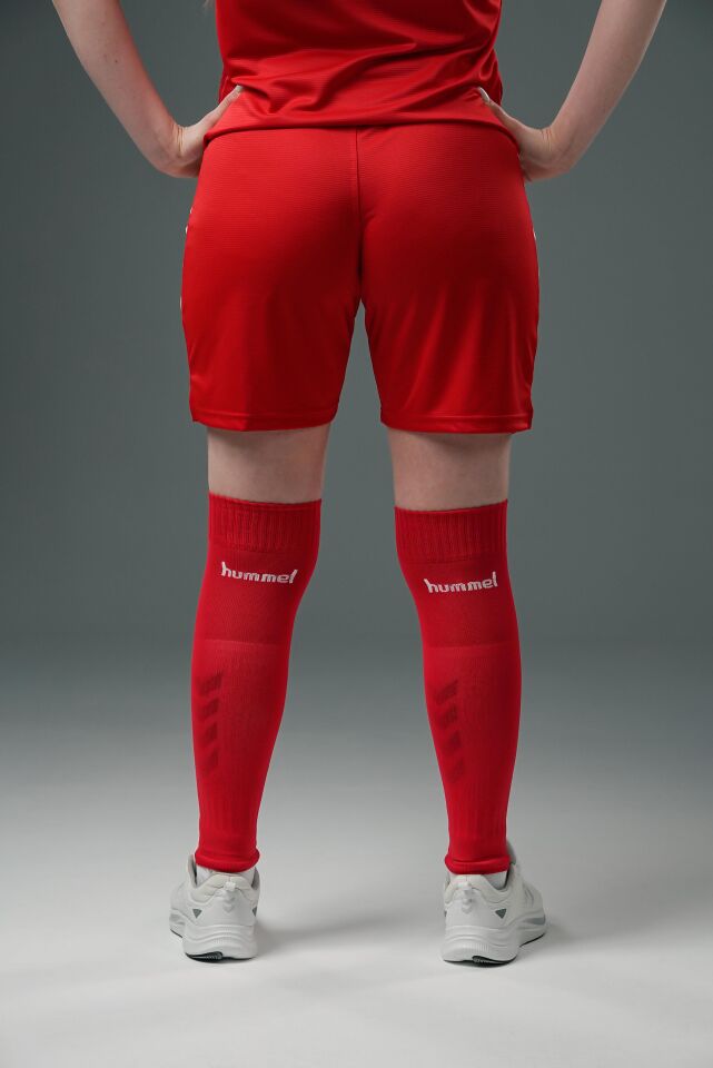 Hummel Milli Takım Kırmızı Şort Kadın