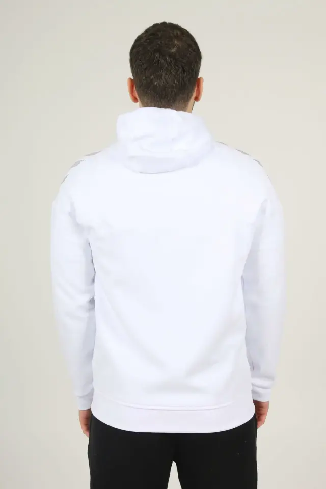 Hummel Iğdır FK Armin Pro Pamuklu Sweatshirt Beyaz