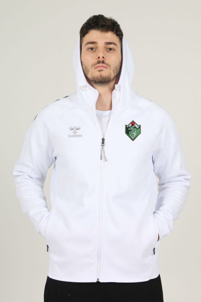 Hummel Iğdır FK Armin Pro Pamuklu Sweatshirt Beyaz