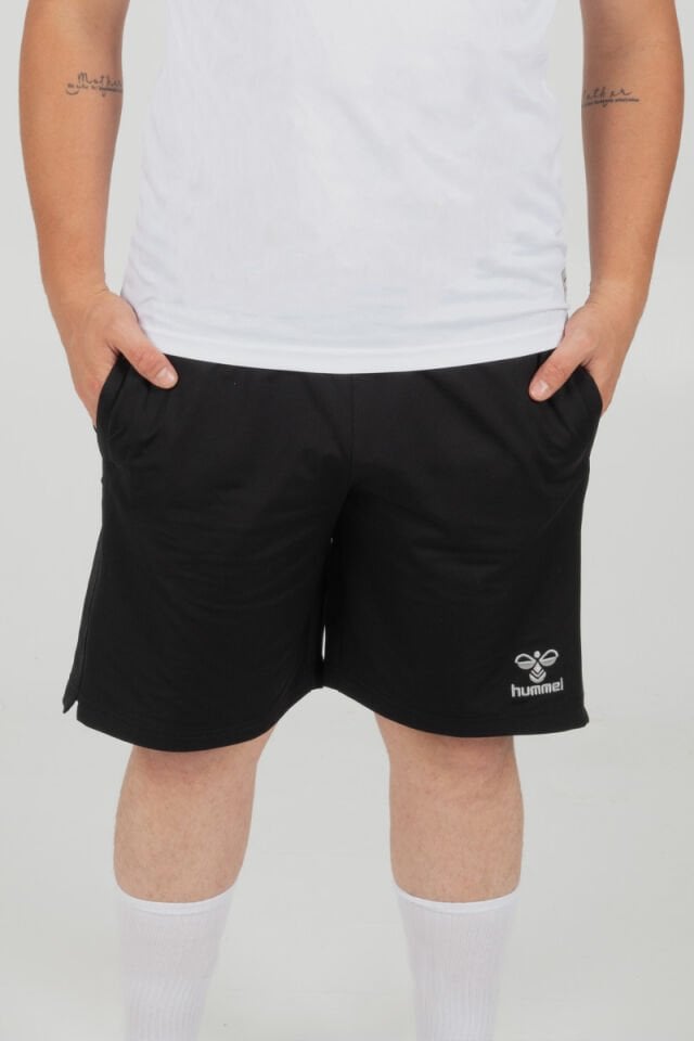 Otantik Cepli Kamp Şortu Siyah