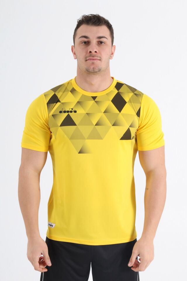 Diadora Alone Antrenman T-Shirt Sarı