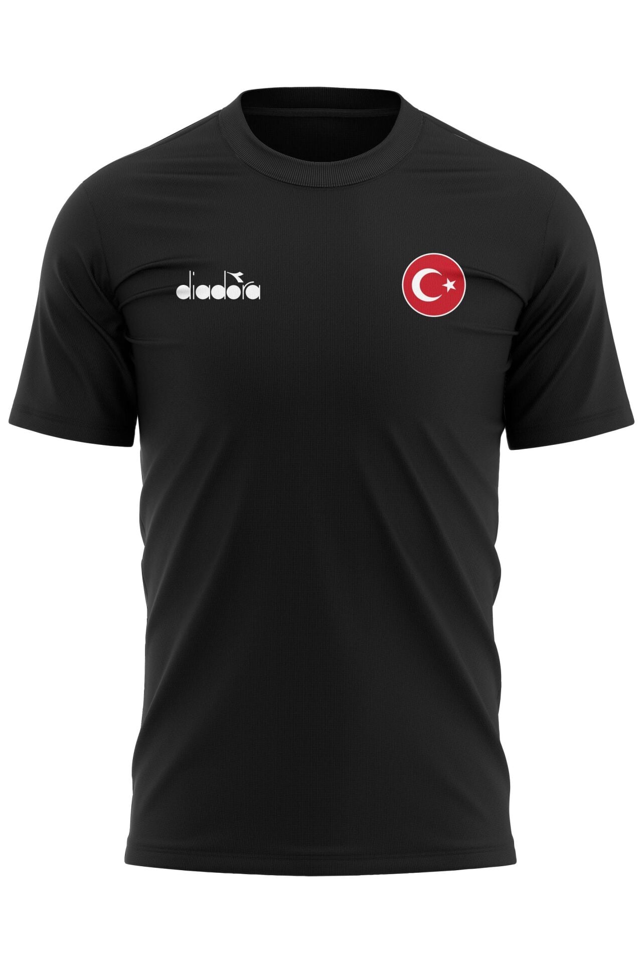 Diadora Bergamo Milli Takım Antrenman Tişört Siyah