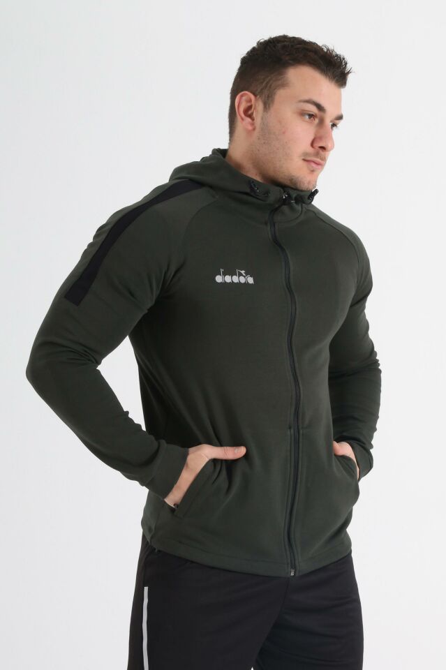 Venüs Kapüşonlu Sweat Yeşil