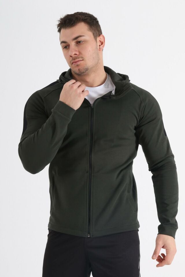 Venüs Kapüşonlu Sweat Yeşil