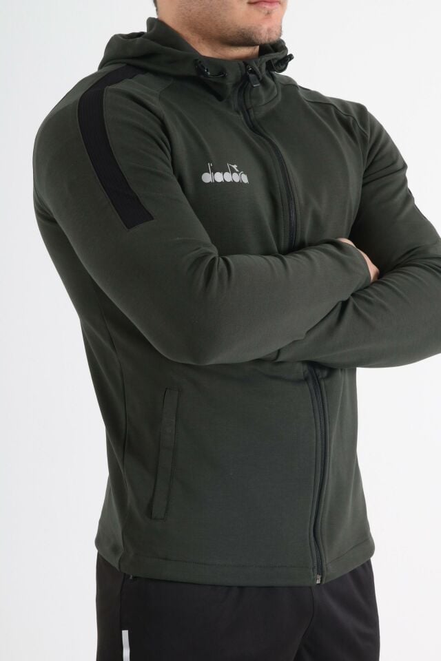 Venüs Kapüşonlu Sweat Yeşil