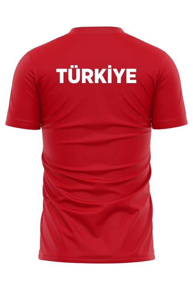 Diadora Bergamo Milli Takım Antrenman Tişört Kırmızı