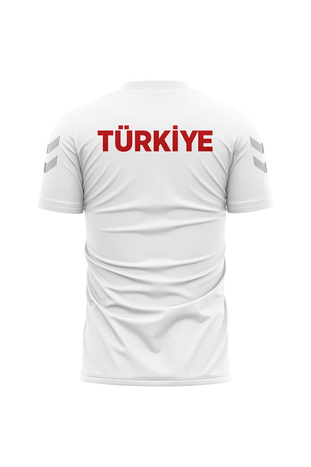 Armin Milli Takım Pamuklu Antrenman Tişört Beyaz